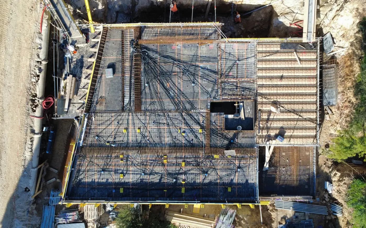 Janvier 2026 coffrage plancher bas  1er étage villa Hélios