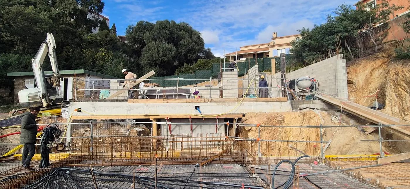 Janvier 2026 Plancher bas RDC Villa Gaia en cours