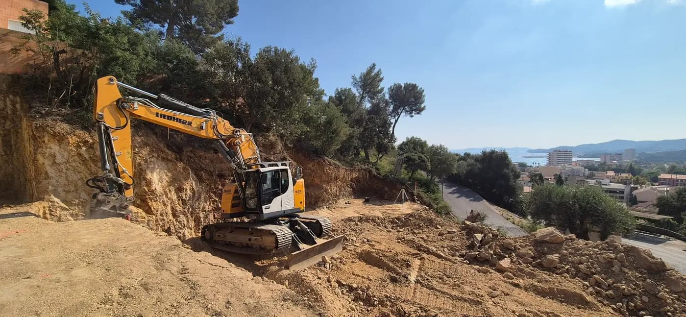 Septembre - Octobre 2025 terrassement en cours