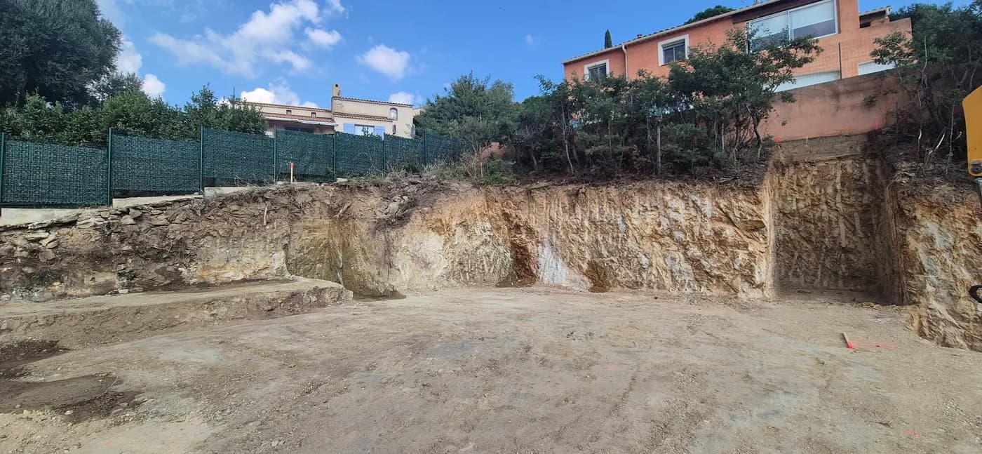 Septembre - Octobre 2025 terrassement en cours