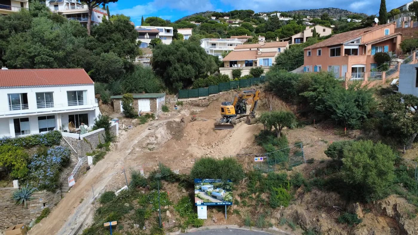 Septembre - Octobre 2025 terrassement en cours