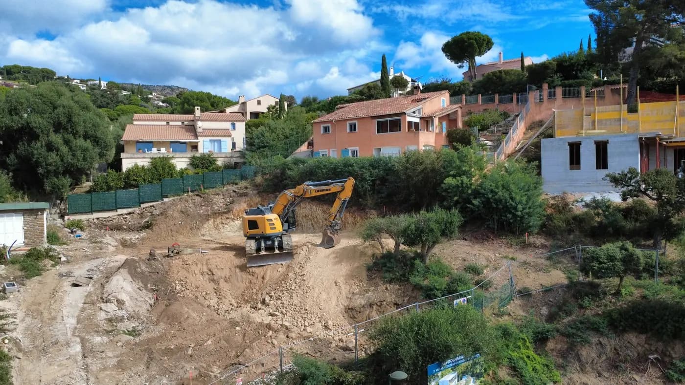 Septembre - Octobre 2025 terrassement en cours