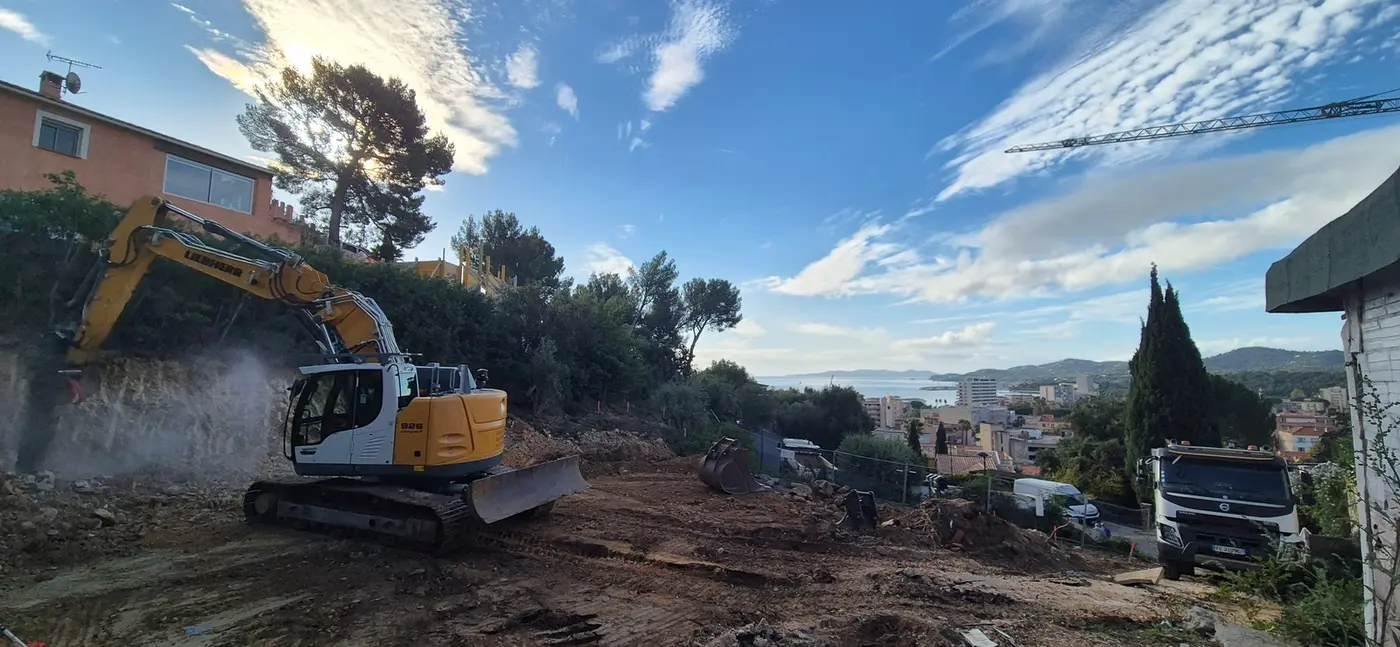 Septembre - Octobre 2025 terrassement en cours