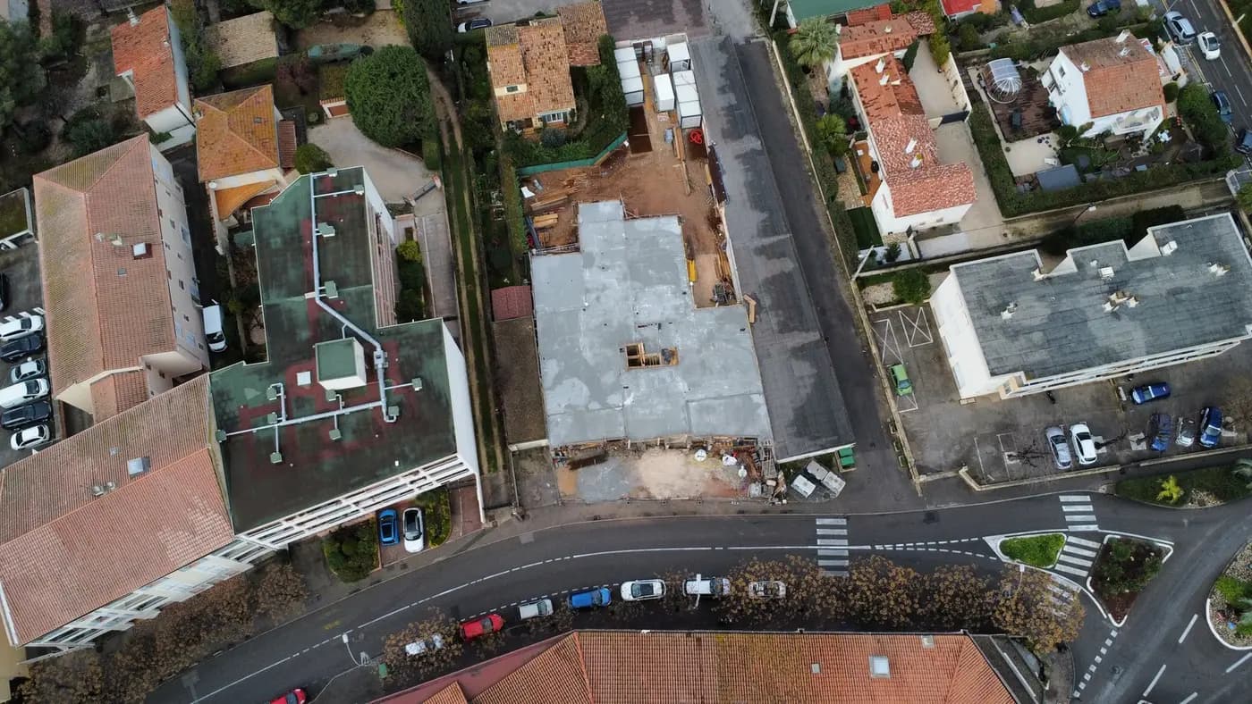 10 janvier 2024 plancher bas du 1er étage achevé