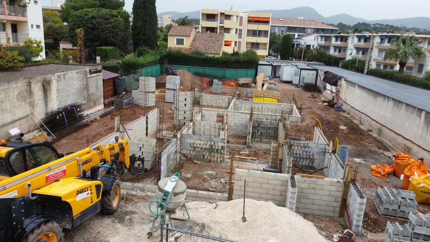 Octobre 2023 fondations en cours