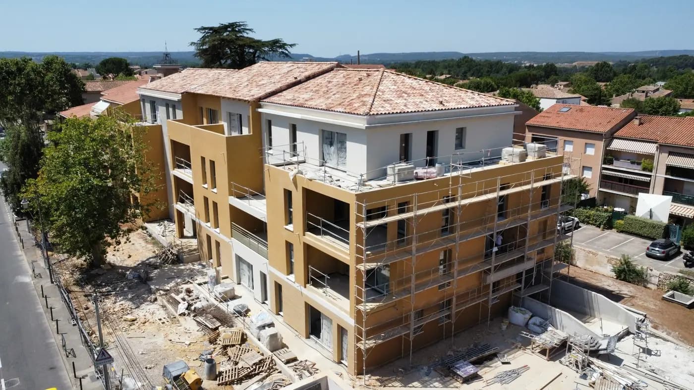 Juillet 2024 la résidence vue du ciel