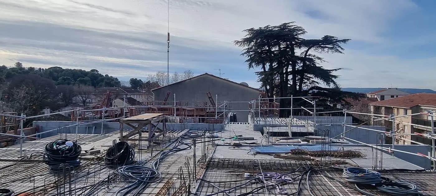 16 janvier 2024 ferraillage 3ème étage