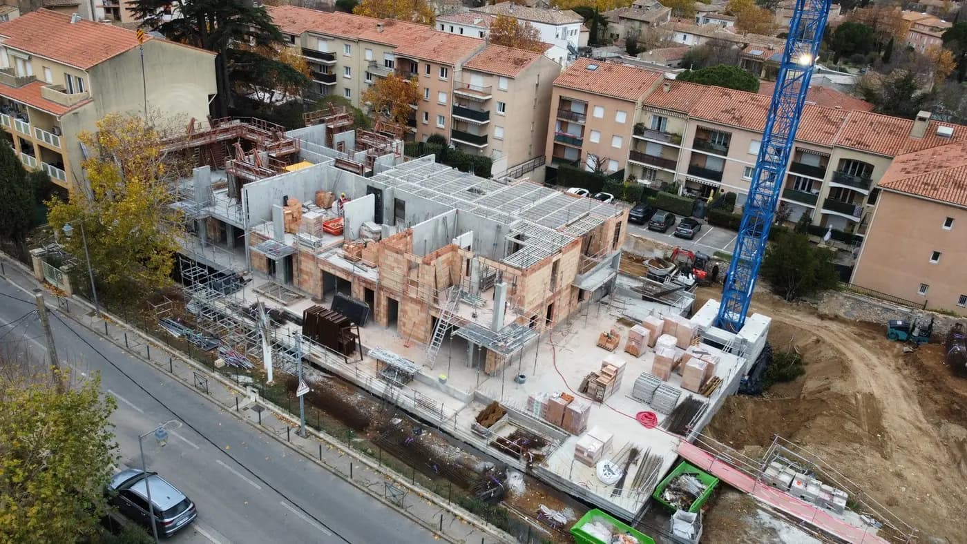 4 décembre 2023 élévation 1er étage en cours