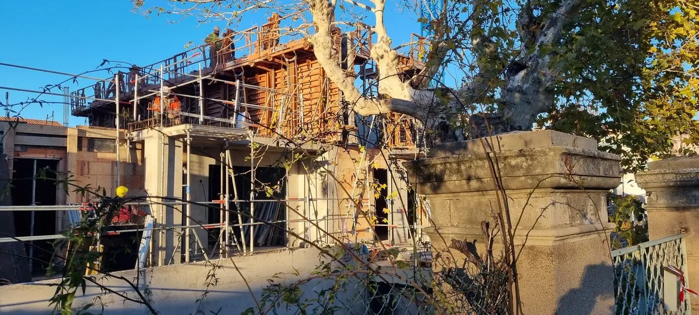 28 novembre 2023 élévation R+1 en cours