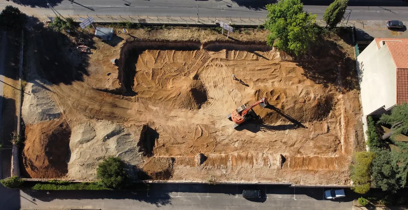 27 Juillet 2023 terrassement en cours